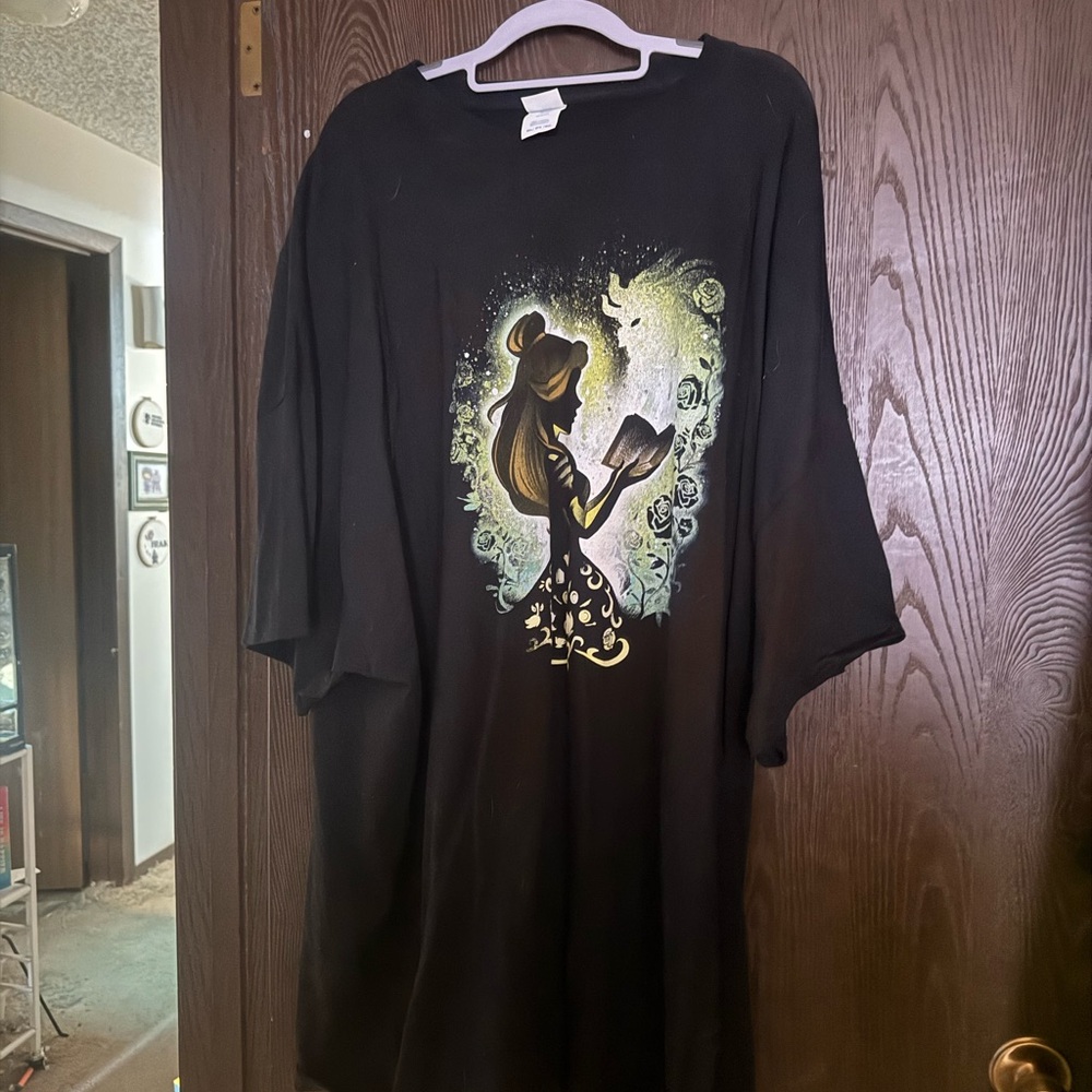 Disney Beauty and The Beast Belle T-Shirt Size 6X